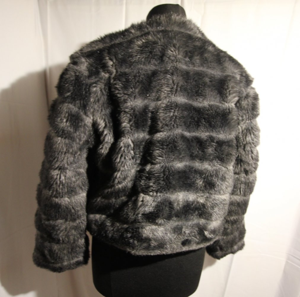 Ann Taylor Kunstpelz Jacke Teddy Fake Fur Kunstfell Herbst Winter