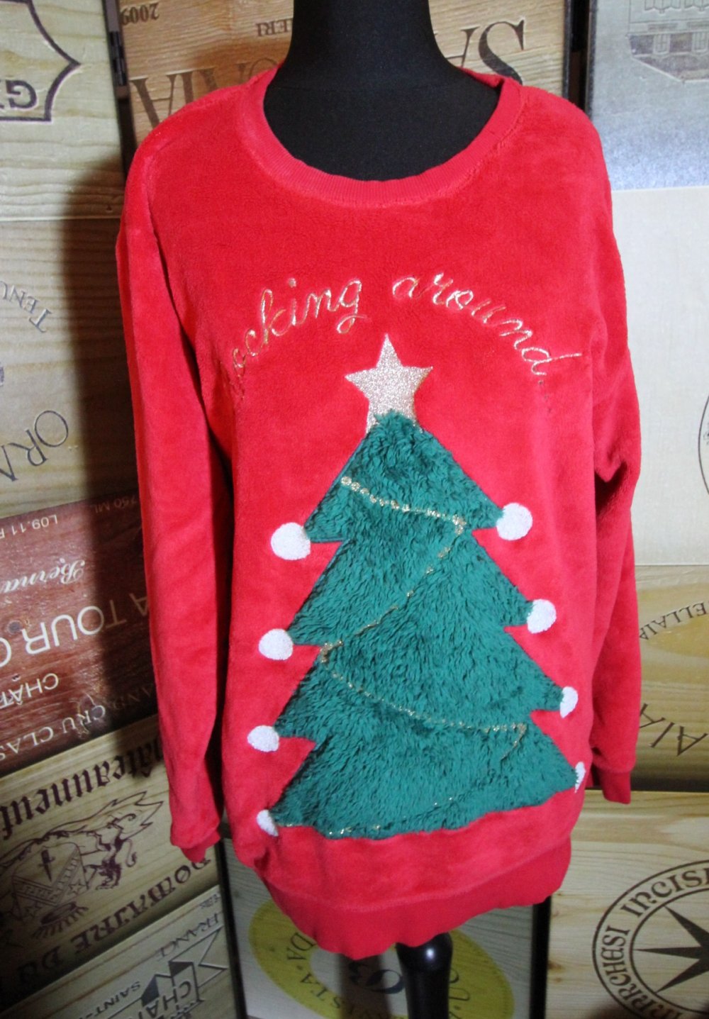 Weihnachtspullover Weihnachtspulli Tanne xmas Herbst Winter Blogger