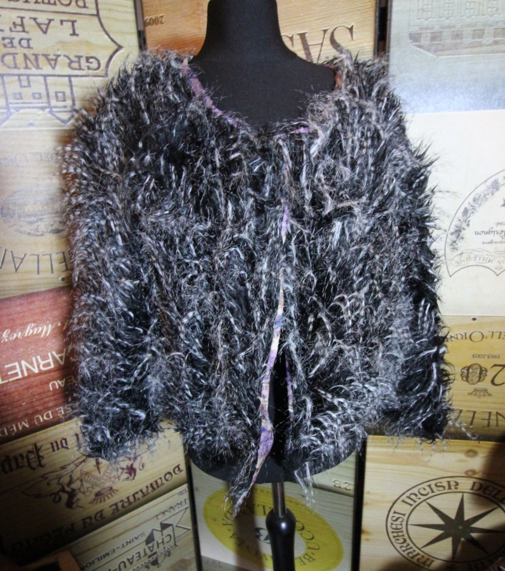 Kunstfelljacke Fluffy Teddy flauschig Herbst chic Faux Fur