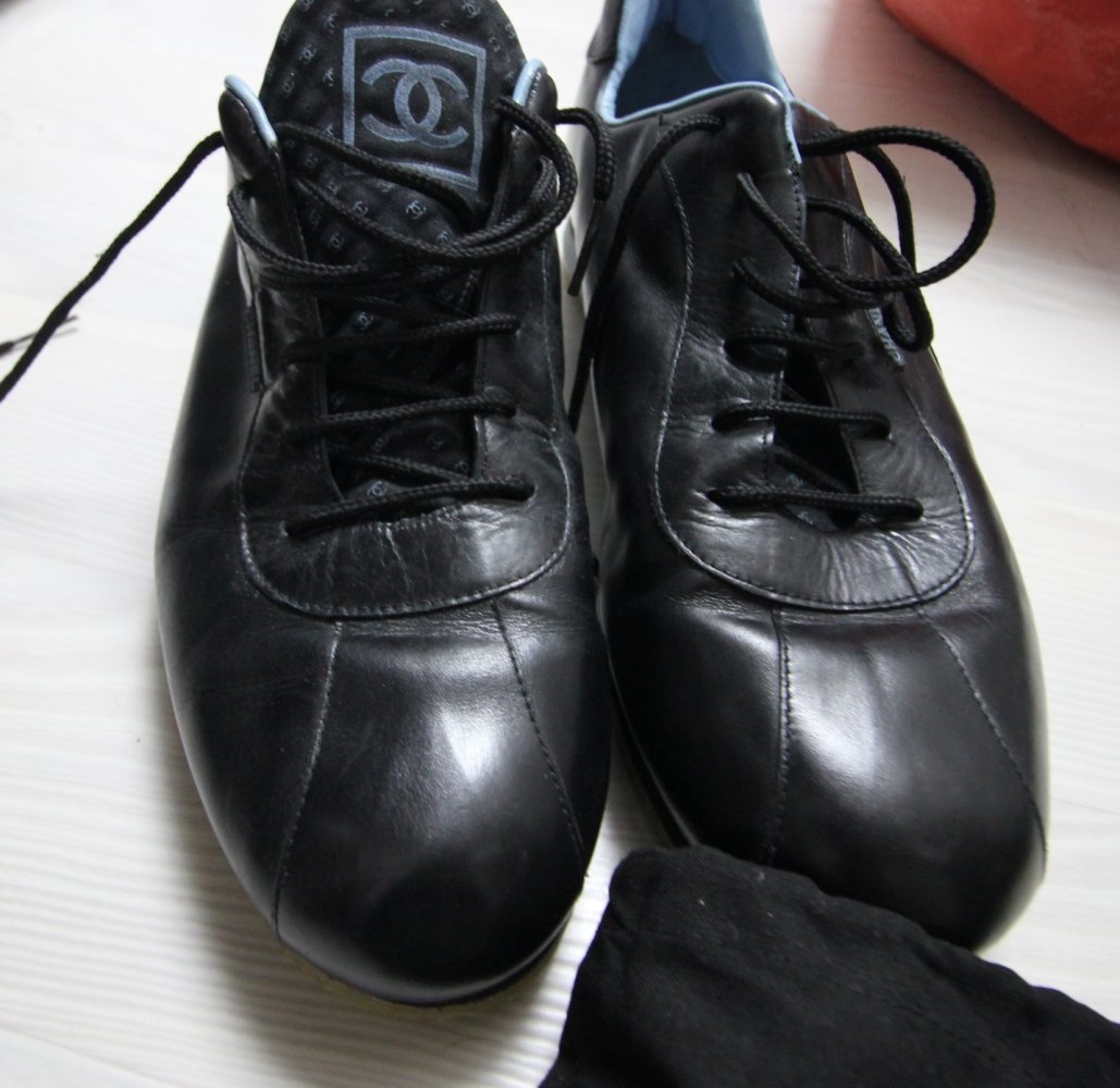  Chanel Sneaker Schuhe Schnürschuhe 41 Designer Blogger Trend