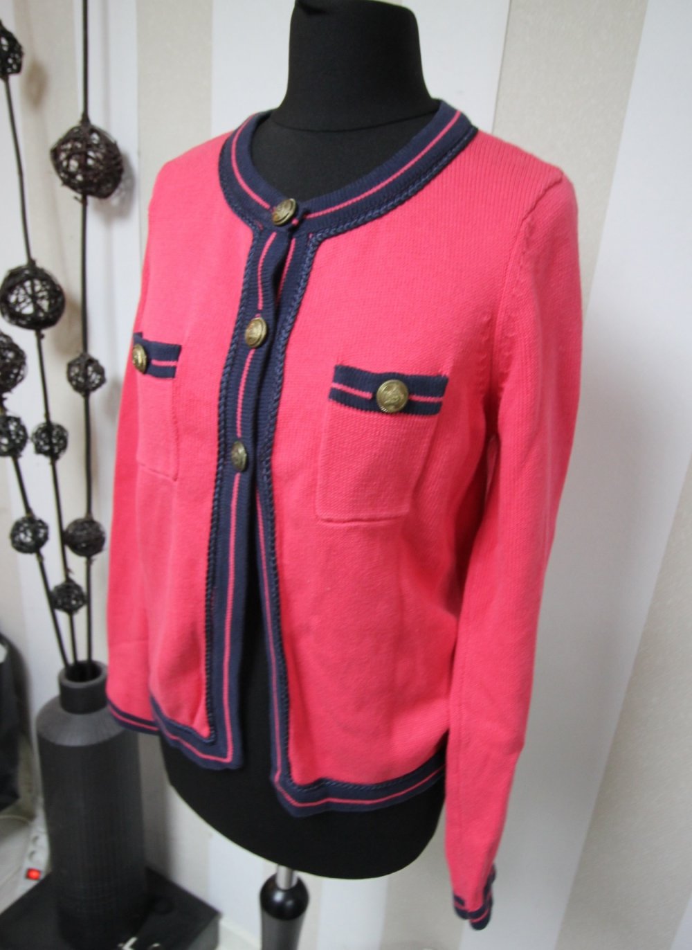Panos Emporio Strickjacke Designer Jacke chic Vintage