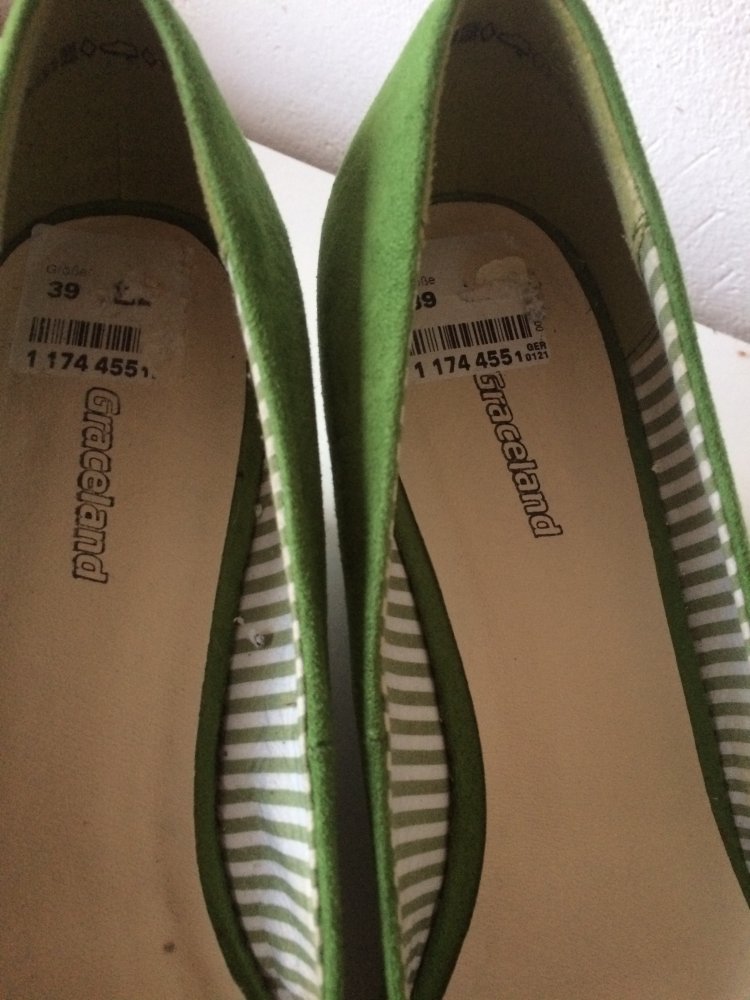 GRACELAND NEUE DAMEN KEILABSATZ SCHUHE GR. 39