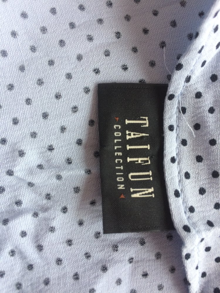 TAIFUN 100% VISCOSE DAMEN PÜNKTCHEN BLUSE GR. 36