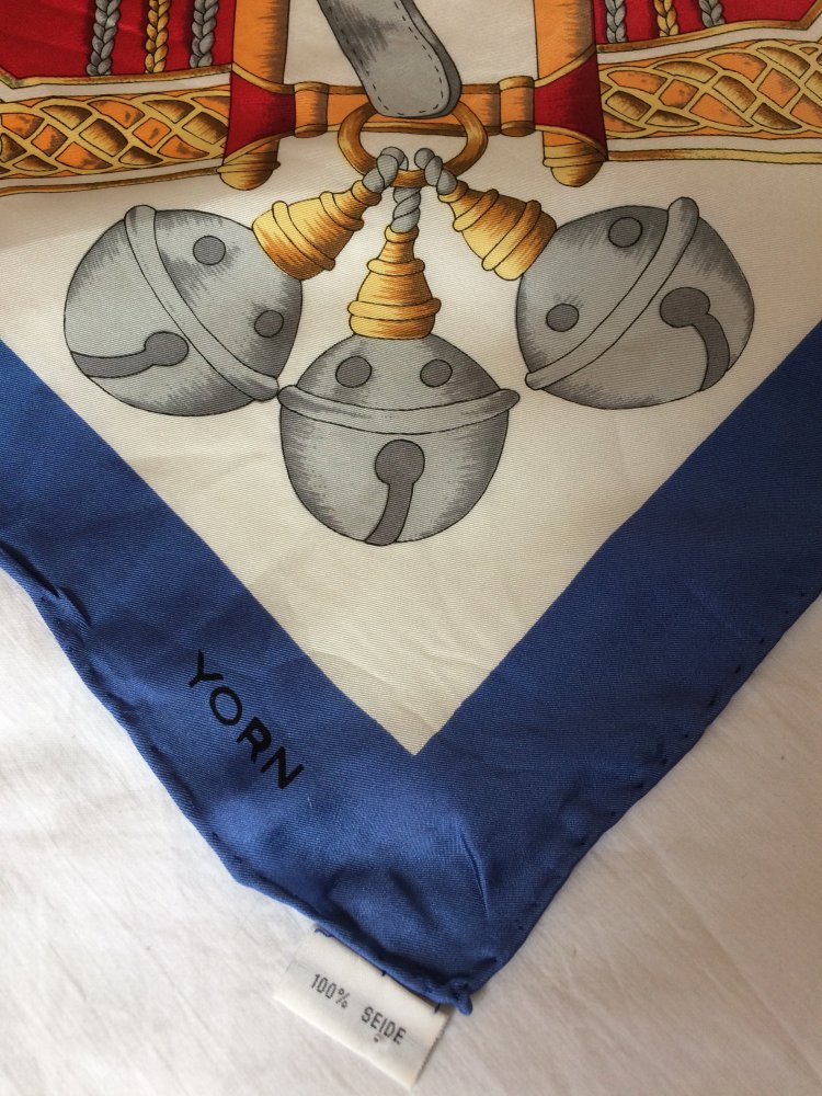 YORN EXKLUSIVER REINE SEIDE TUCH HALSTUCH HAARTUCH 