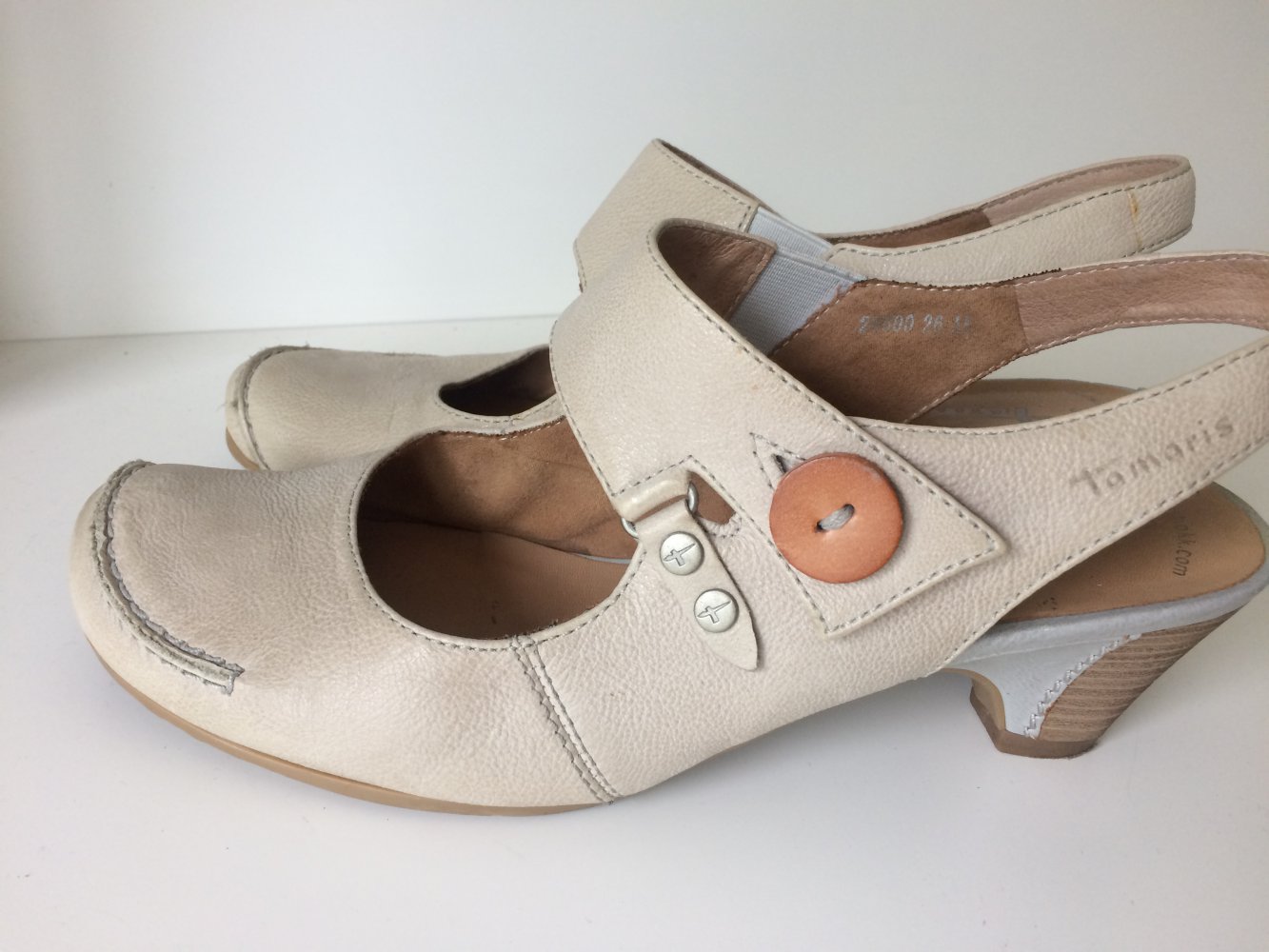 „TAMARIS „EXKLUSIVE LEDER SANDALEN SCHUHE 