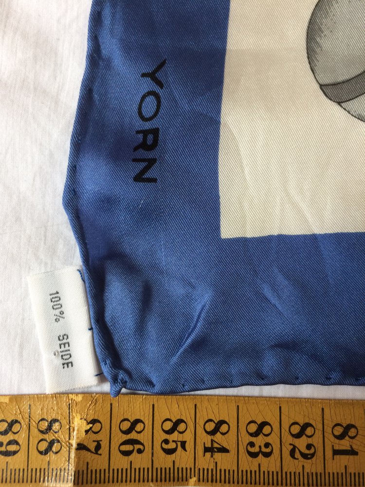 YORN EXKLUSIVER REINE SEIDE TUCH HALSTUCH HAARTUCH 
