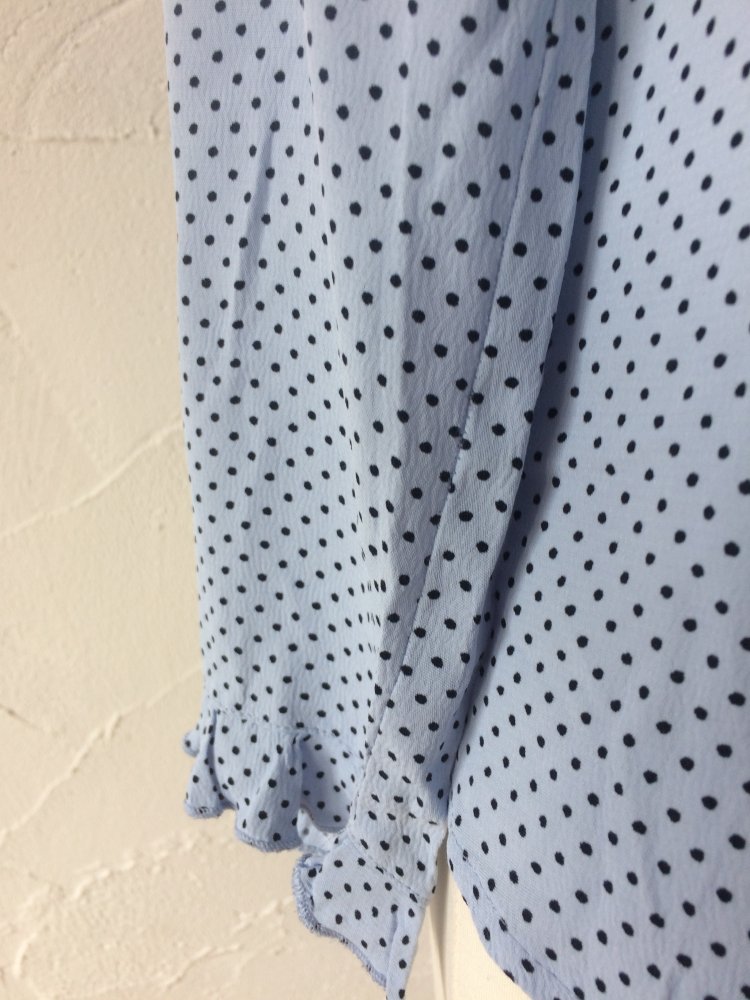 TAIFUN 100% VISCOSE DAMEN PÜNKTCHEN BLUSE GR. 36