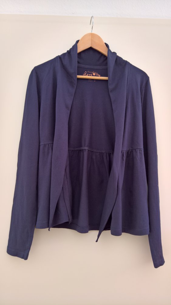 dunkelblaue Baumwolljacke von Atmosphere in Größe 40