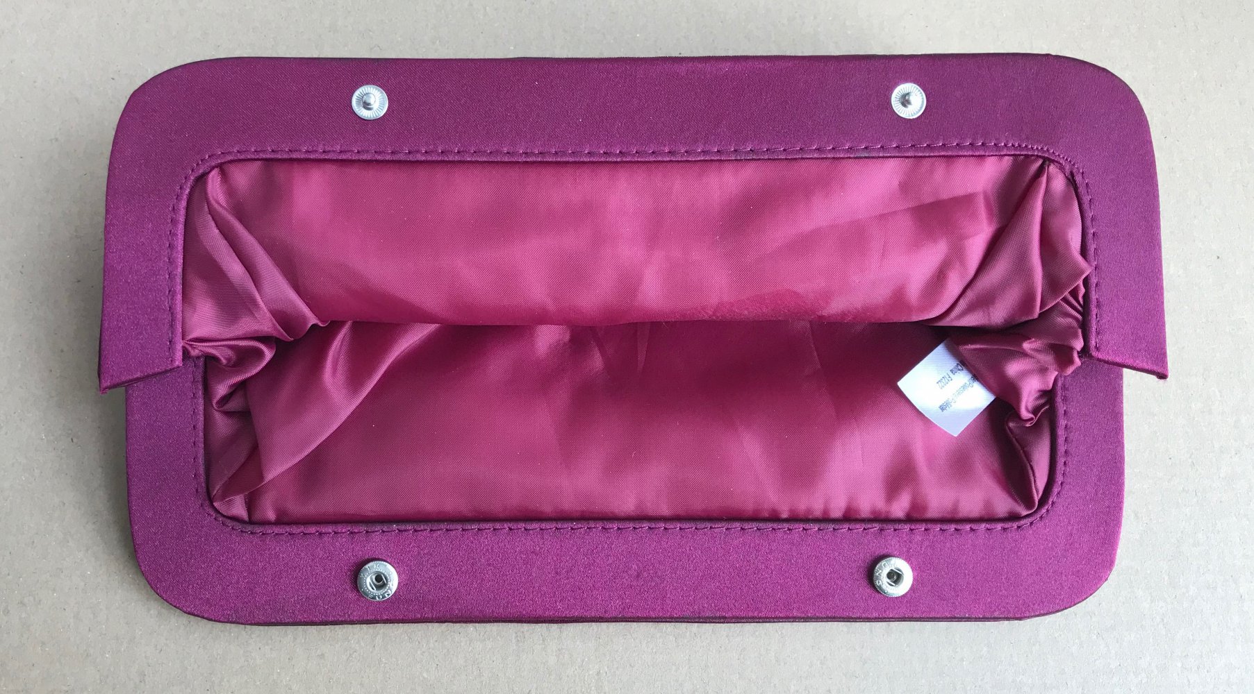 lila Abendclutch