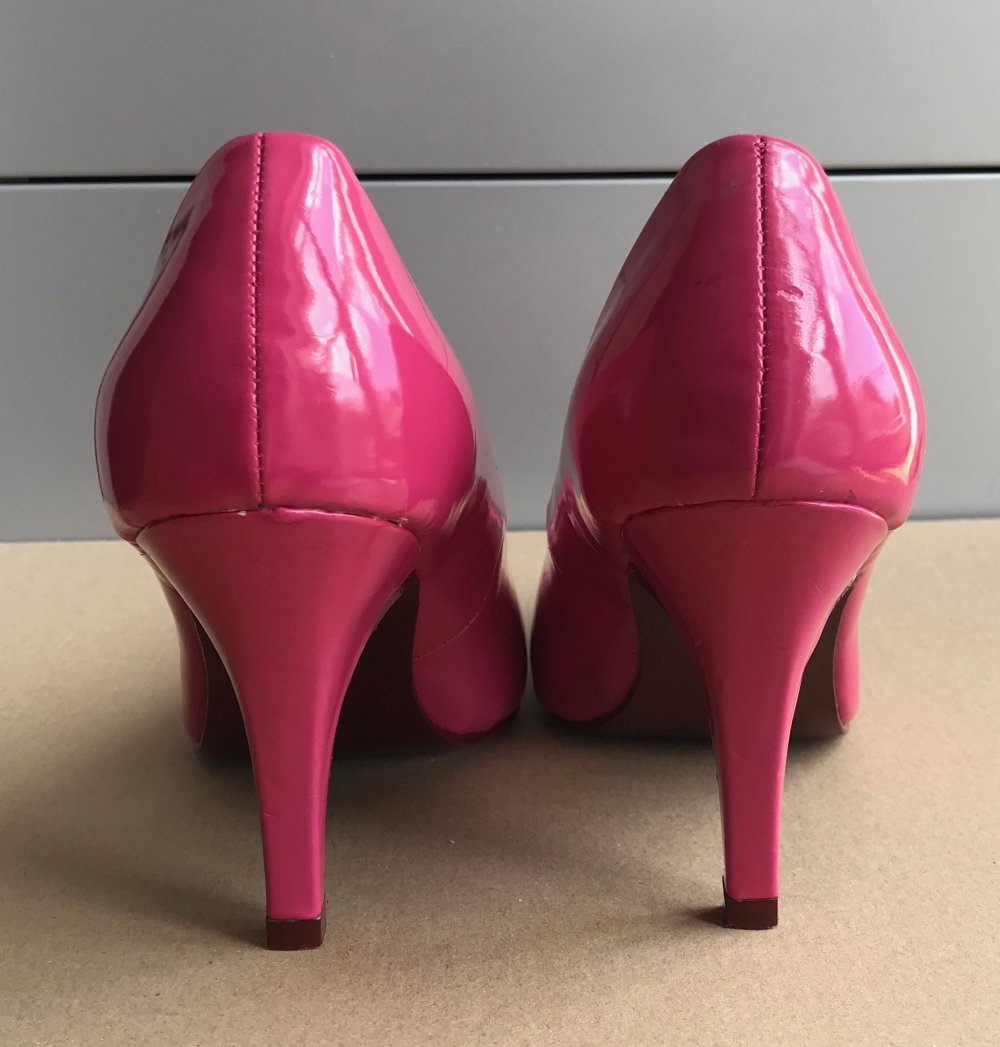 pinke Lackschuhe von Atmosphere in 39