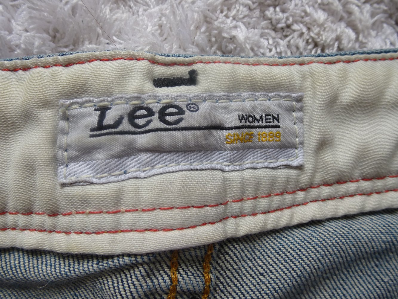 Jeans blau gerader Schnitt gerade straight