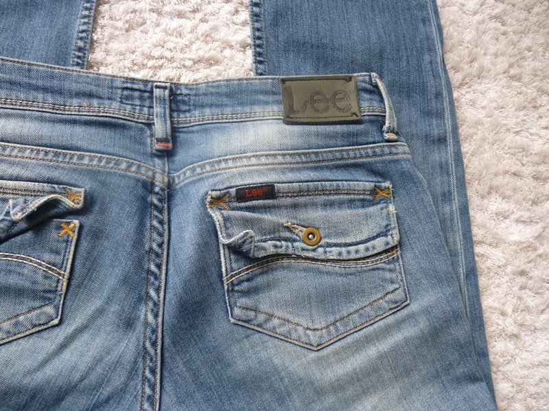 Jeans blau gerader Schnitt gerade straight
