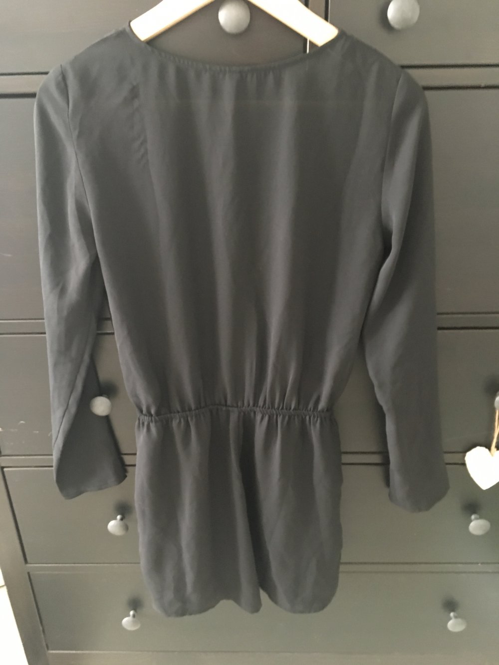 Jumpsuit kurz schwarz H&M Divided 3/4 arm S