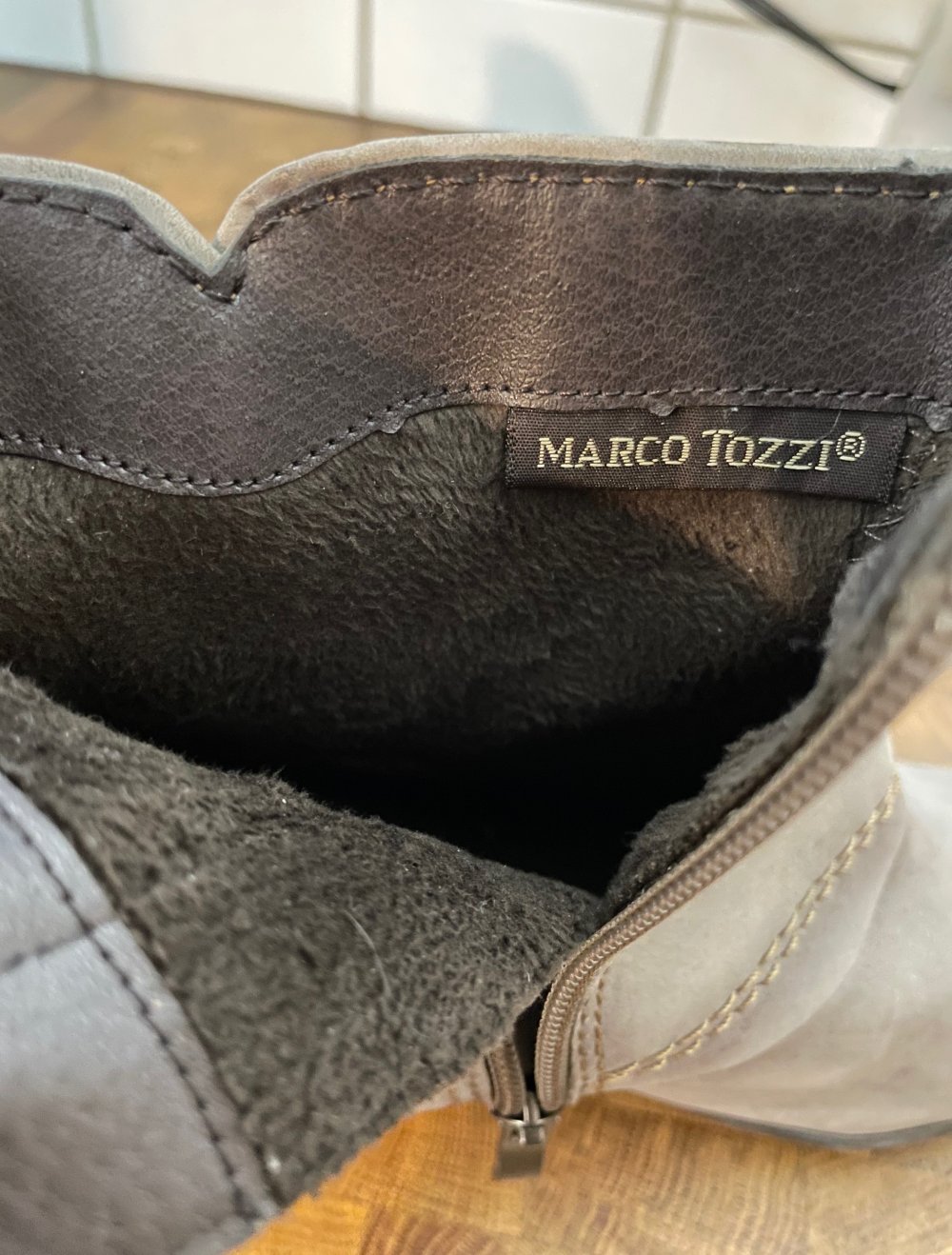 Marco tozzi stiefeletten „Leder Optik“