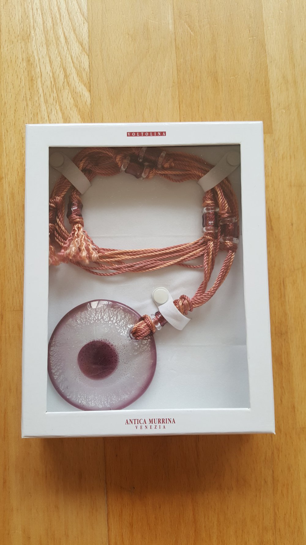 schöne Halskette Muranoglas