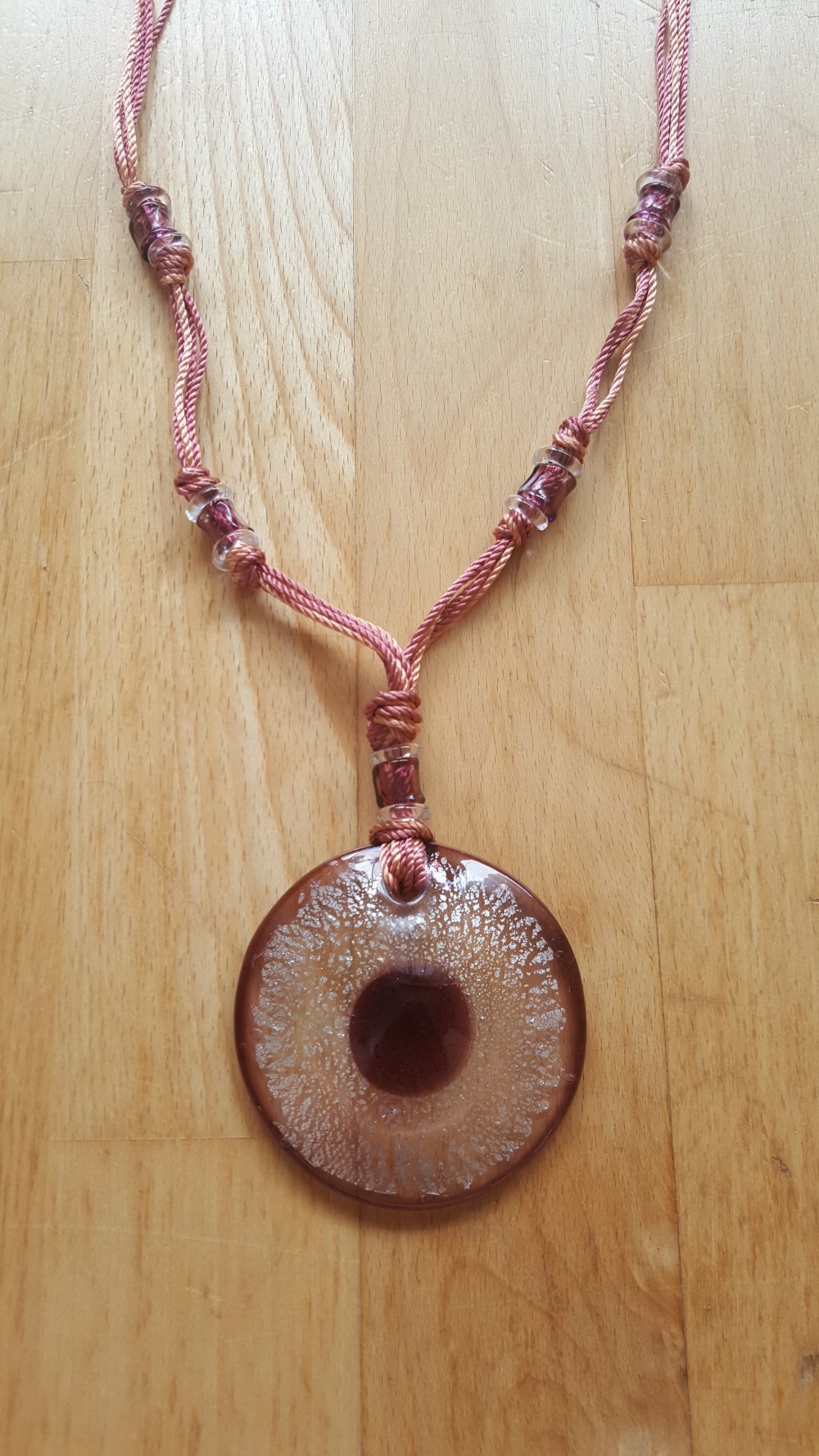 schöne Halskette Muranoglas
