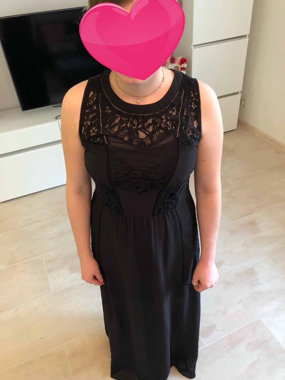 Sommerkleid partykleid maxikleid bodenlang chiffonkleid meshkleid vokuhilakleid 