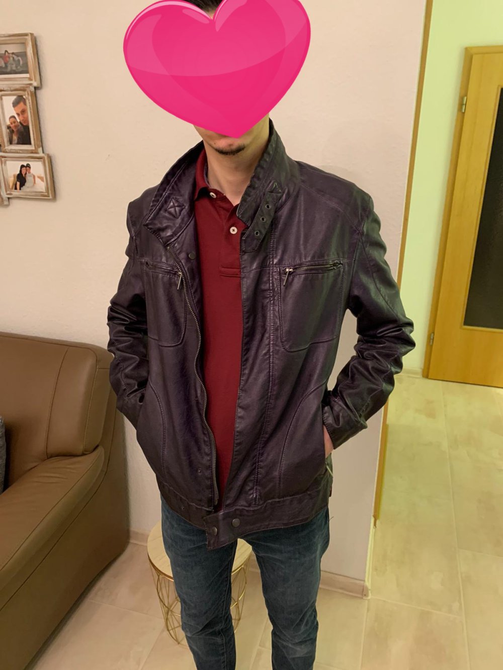Lederjacke Bikerjacke
