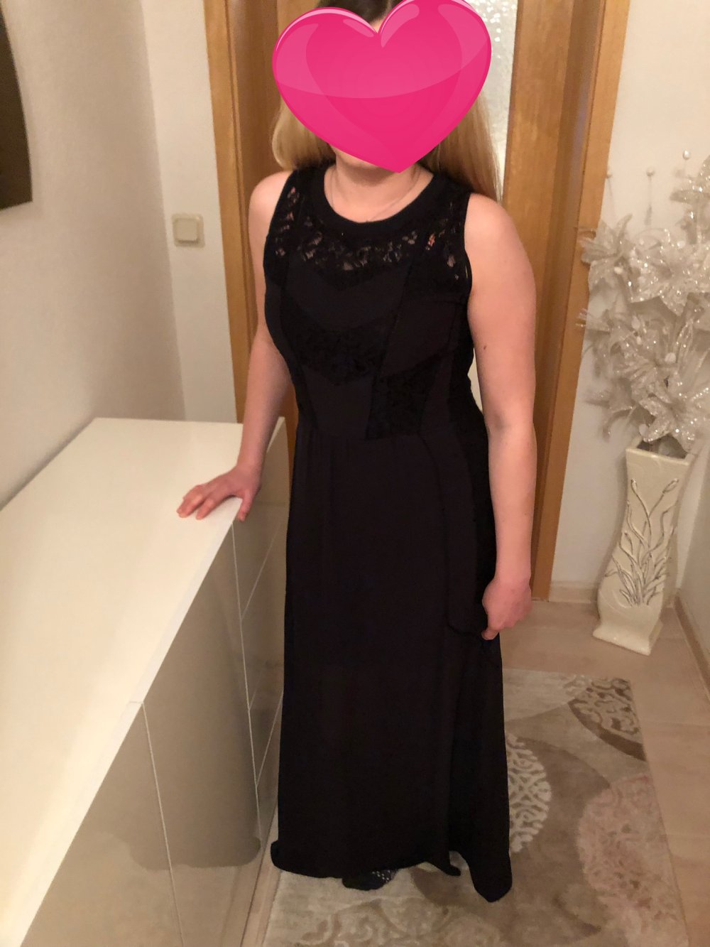 Sommerkleid partykleid maxikleid bodenlang chiffonkleid meshkleid vokuhilakleid 