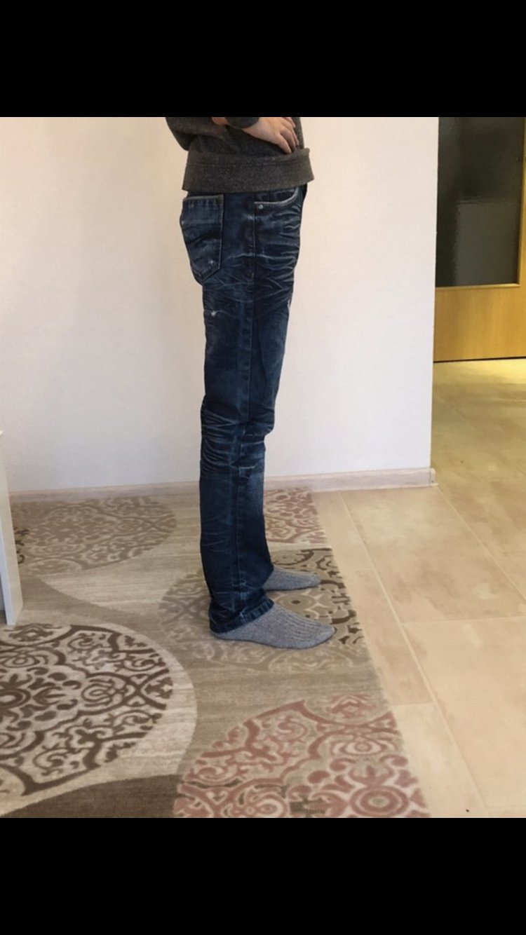 W31/L32 Jeanshose hose slim fit röhrenjeans destroyed 