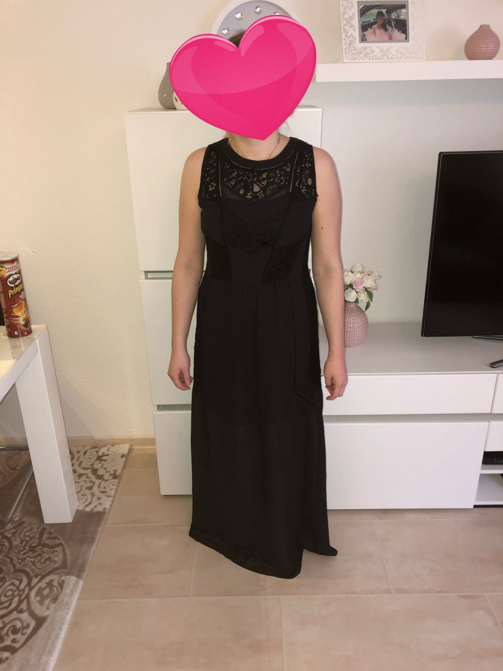 Sommerkleid partykleid maxikleid bodenlang chiffonkleid meshkleid vokuhilakleid 