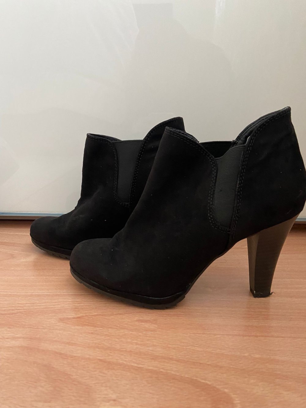 Stiefelette absatzstiefelette stiefel boots booties ankleboots blogger 