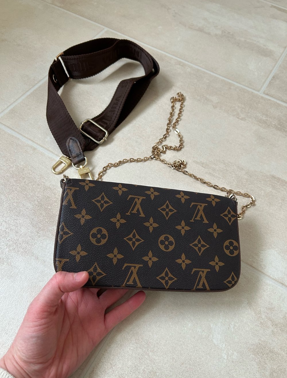 Louis Vuitton Umhängetasche Clutsch Tasche
