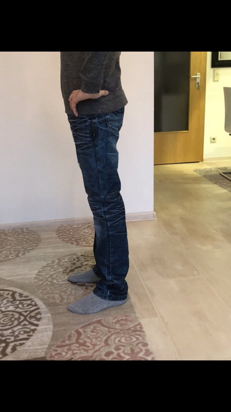 W31/L32 Jeanshose hose slim fit röhrenjeans destroyed 