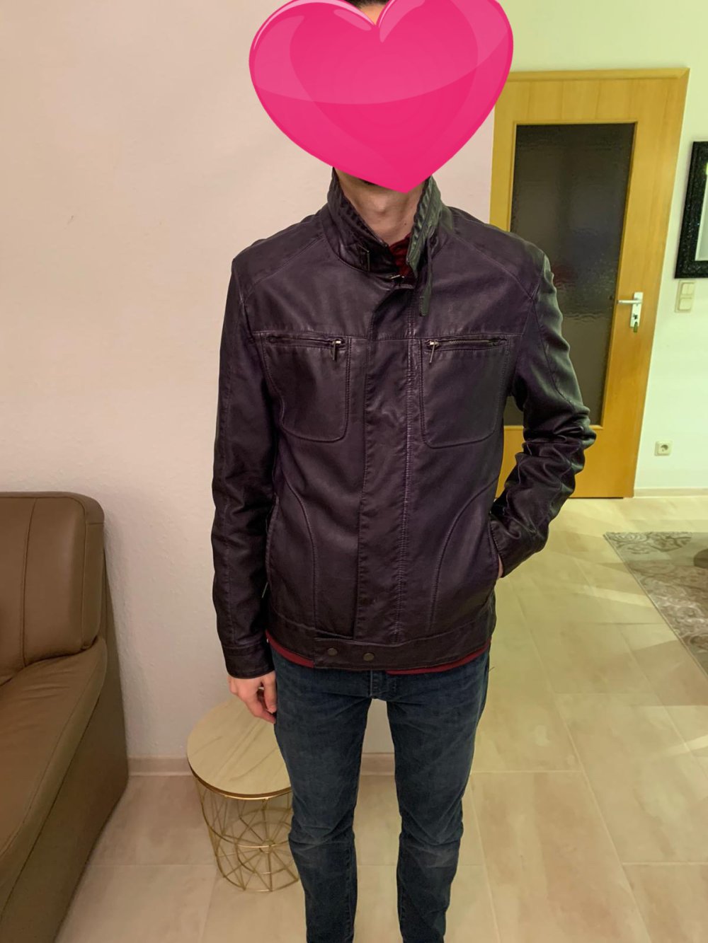 Lederjacke Bikerjacke
