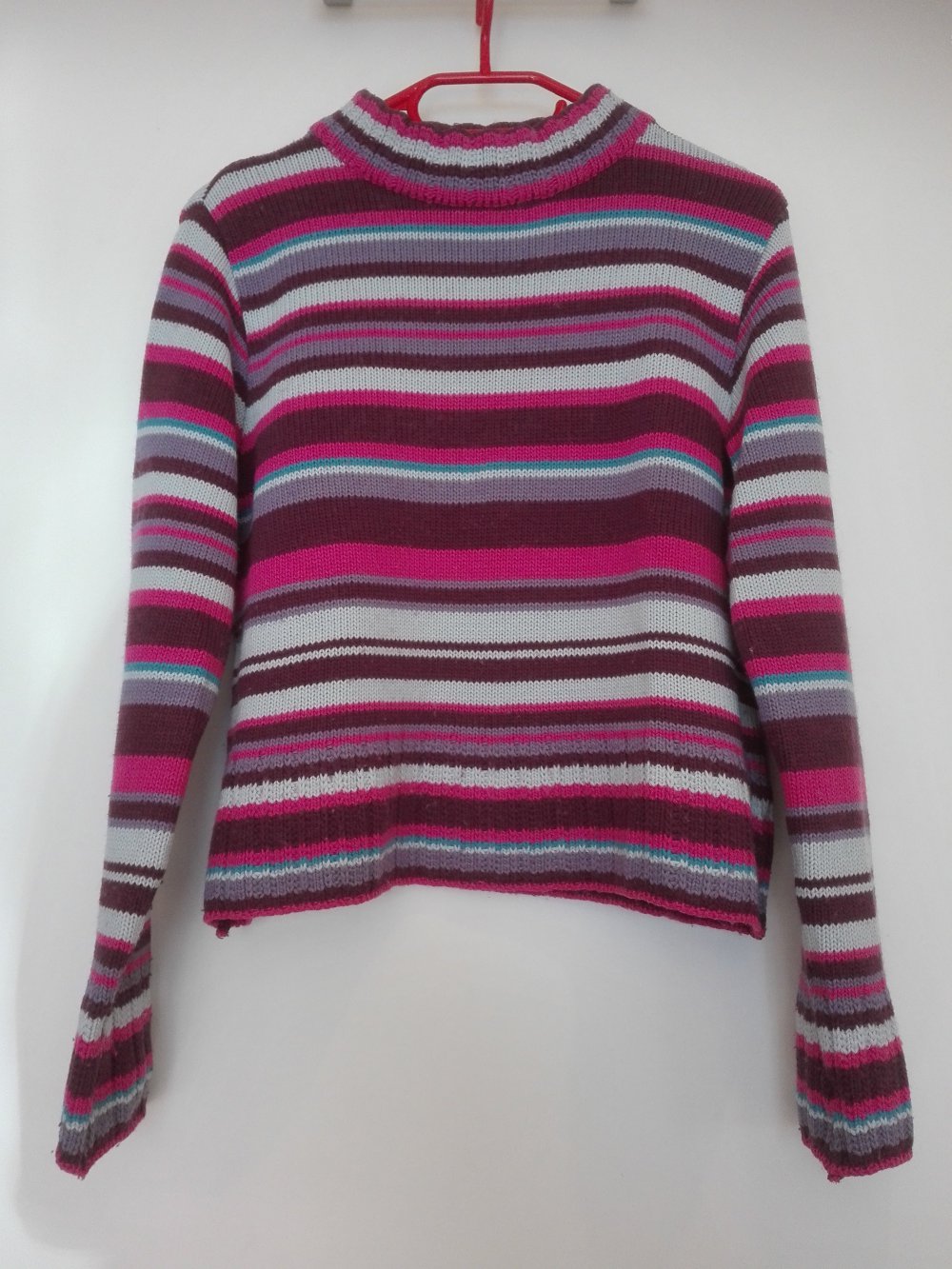 gestreifter Strickpullover S