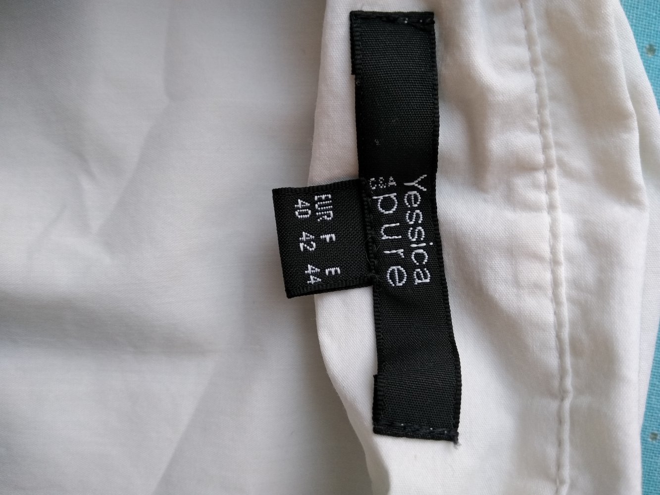 Weiße Bluse 40