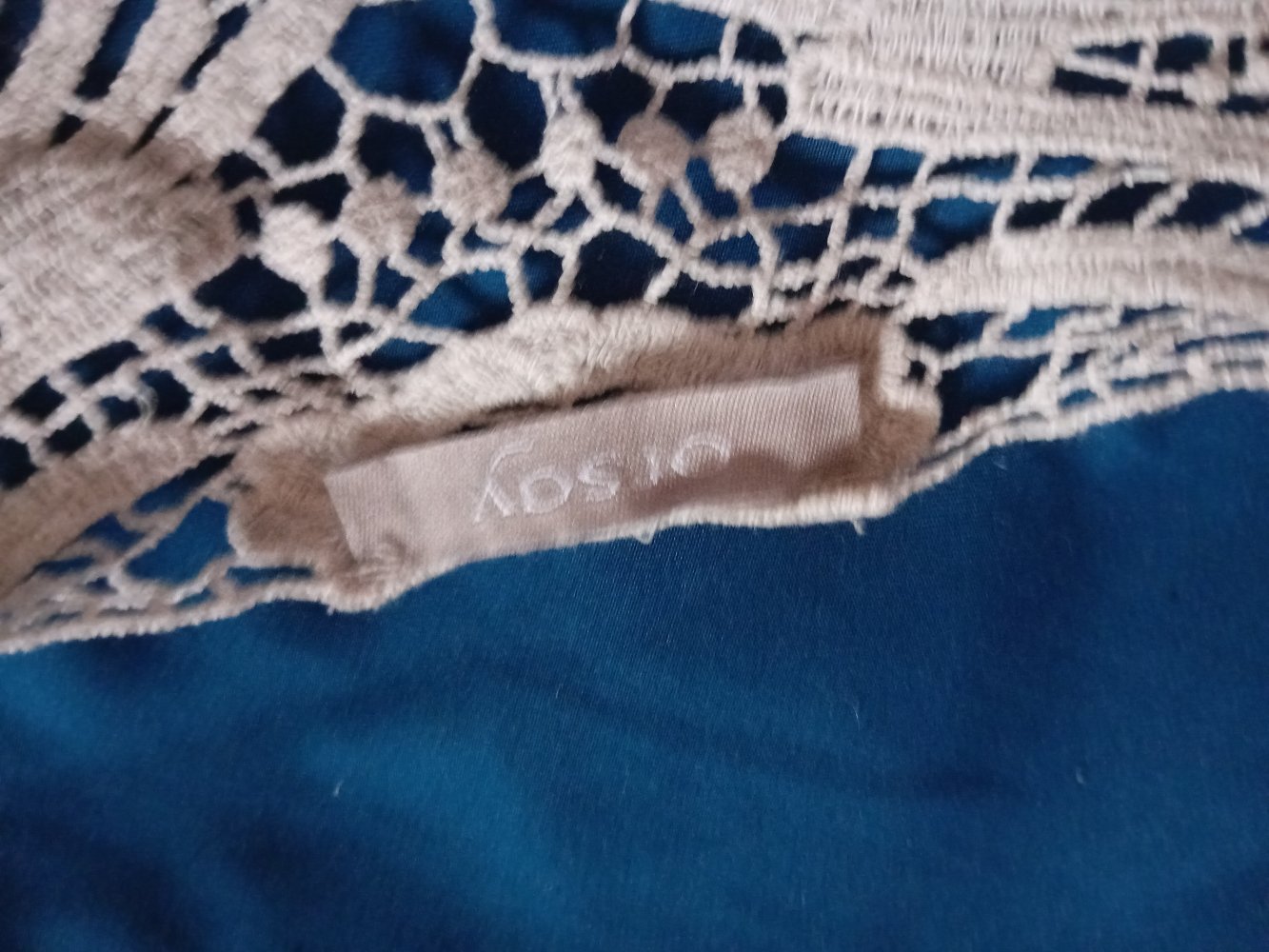 Cardigan / Jäckchen mit Spitze (hippie ethno strega witchy)