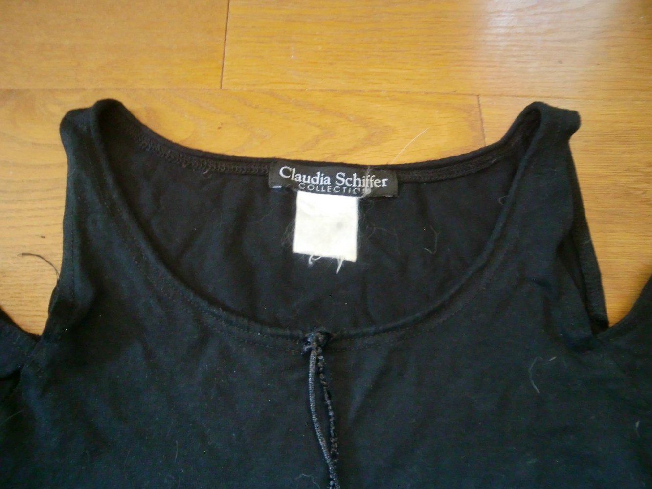 Schulterfreies Oberteil mit ausgestellten Ärmeln (gothic wgt boho hippie wave)