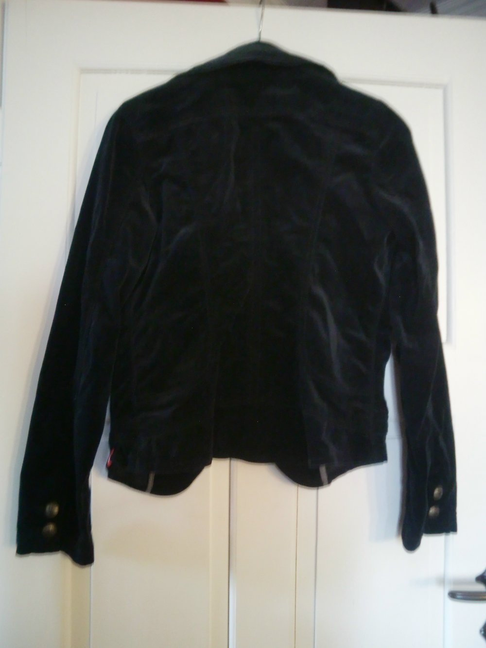 kultige Samtjacke (hippie goa gothic wave vintage)