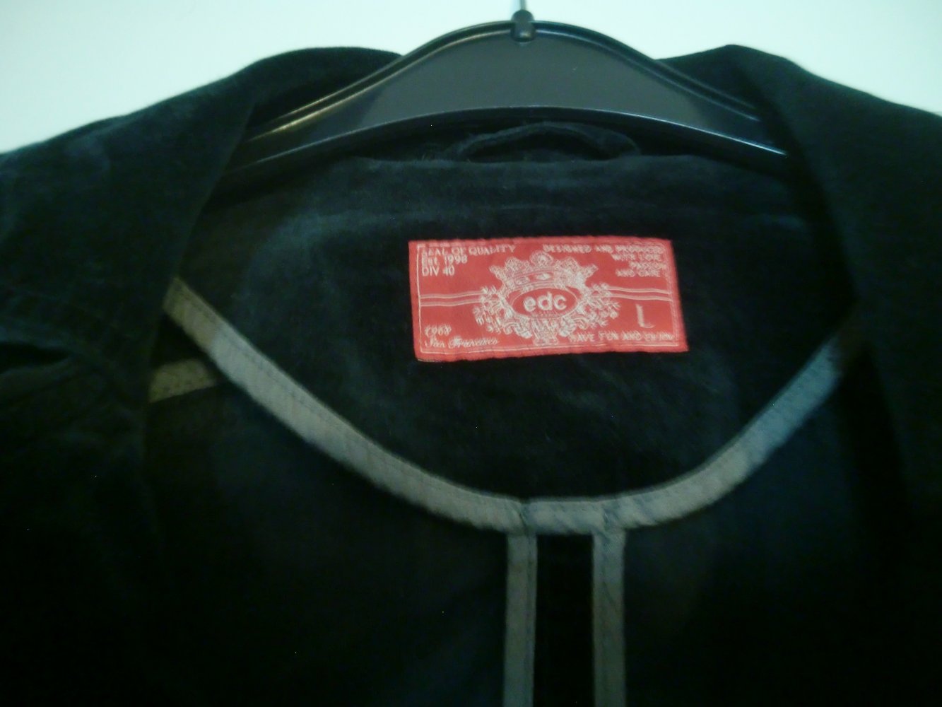 kultige Samtjacke (hippie goa gothic wave vintage)
