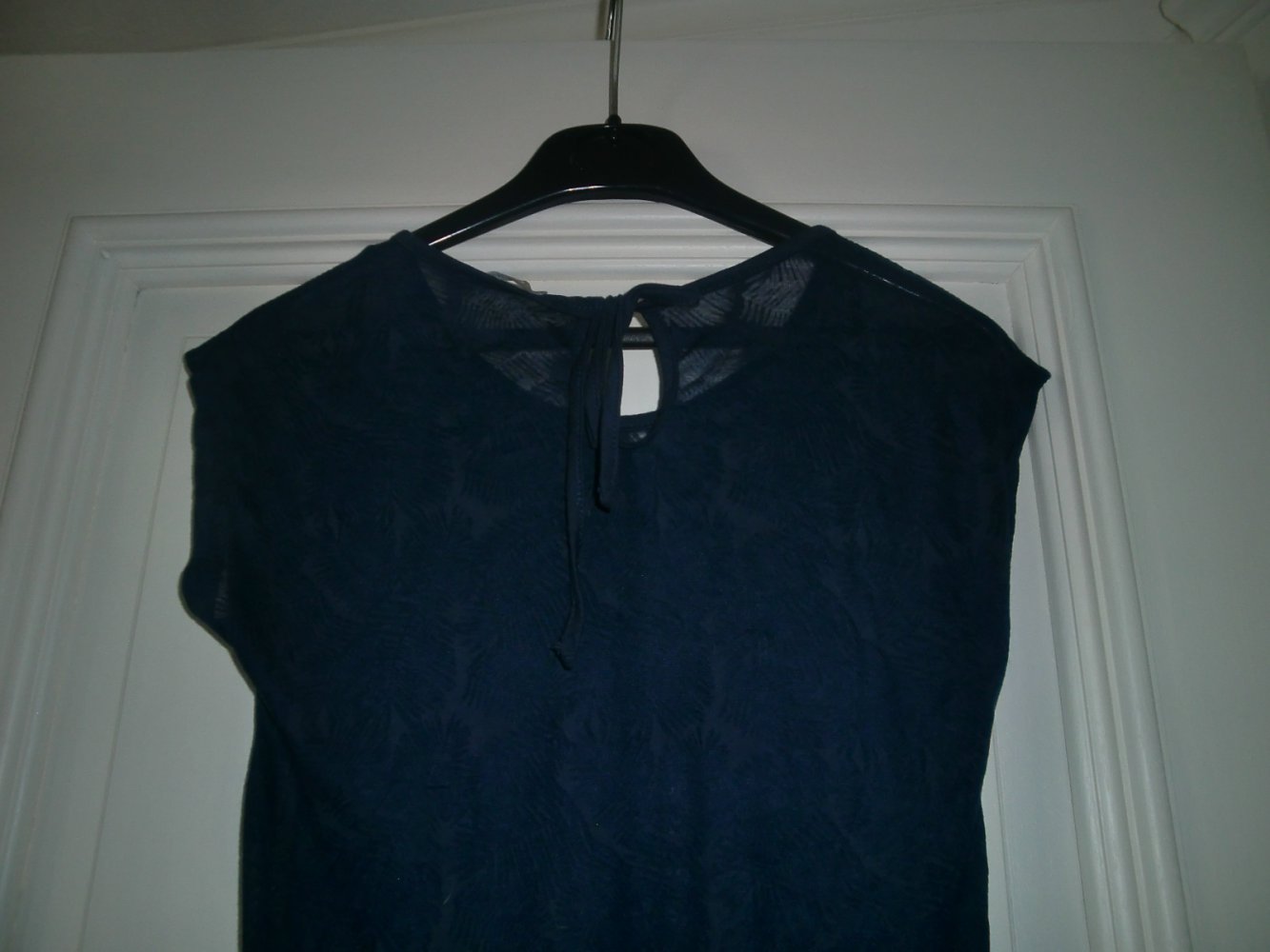 transparentes Shirt mit Blattmuster,  dark mori strega 