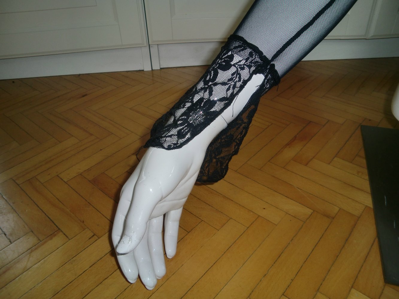 Transpartentes Spitzen Oberteil, Gothic Lolita