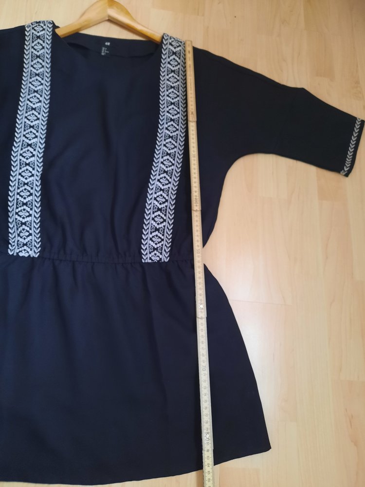 H&M Kleid Boho Ethno Hippie Stickerei Festival Hippiekleid