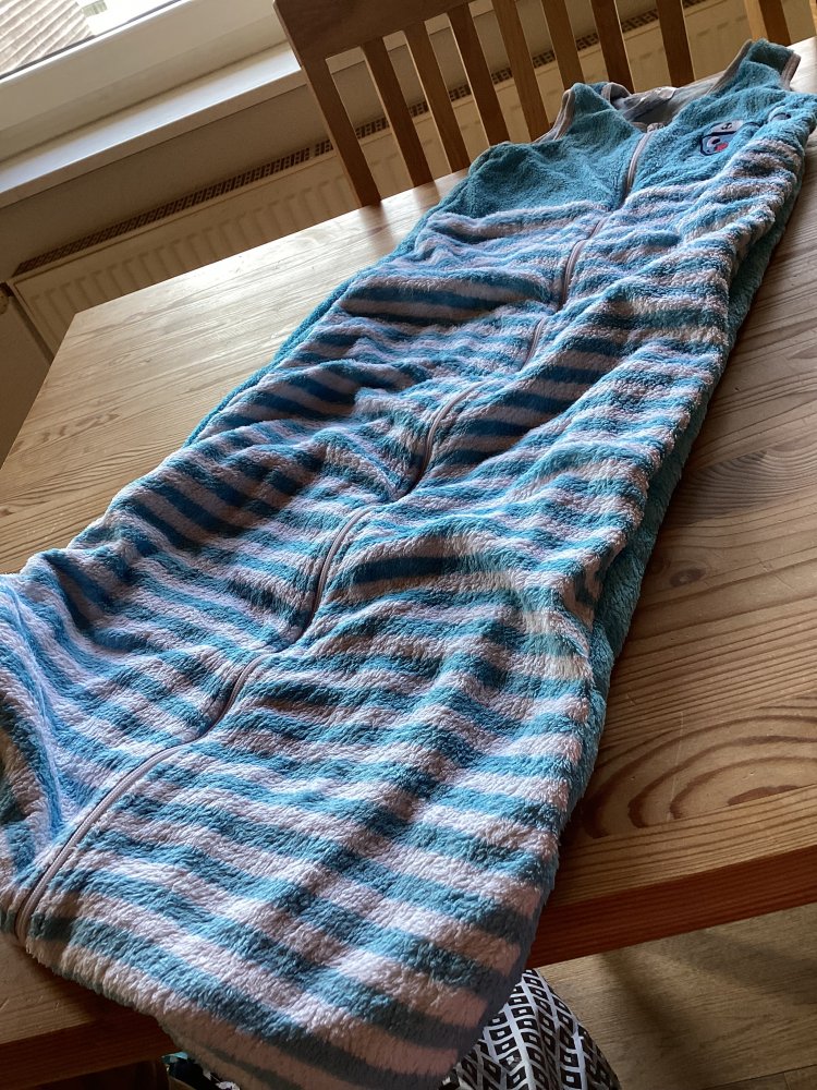 Frotteeschlafsack 110cm