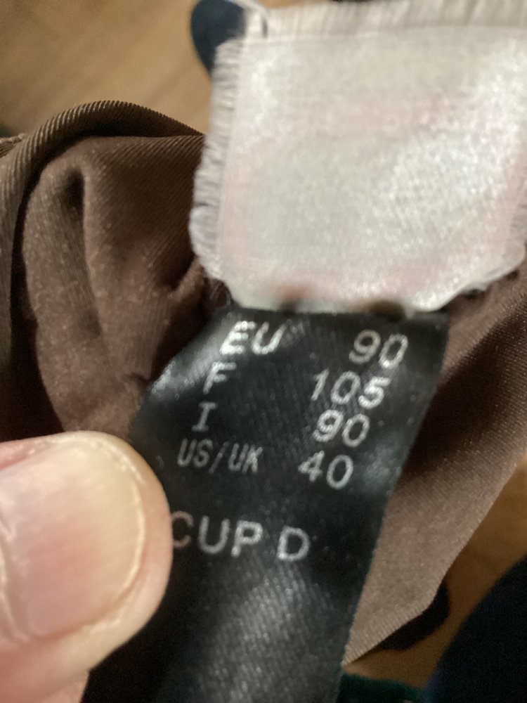 wunderschöner schokobrauner Marken Bh gr.90 D