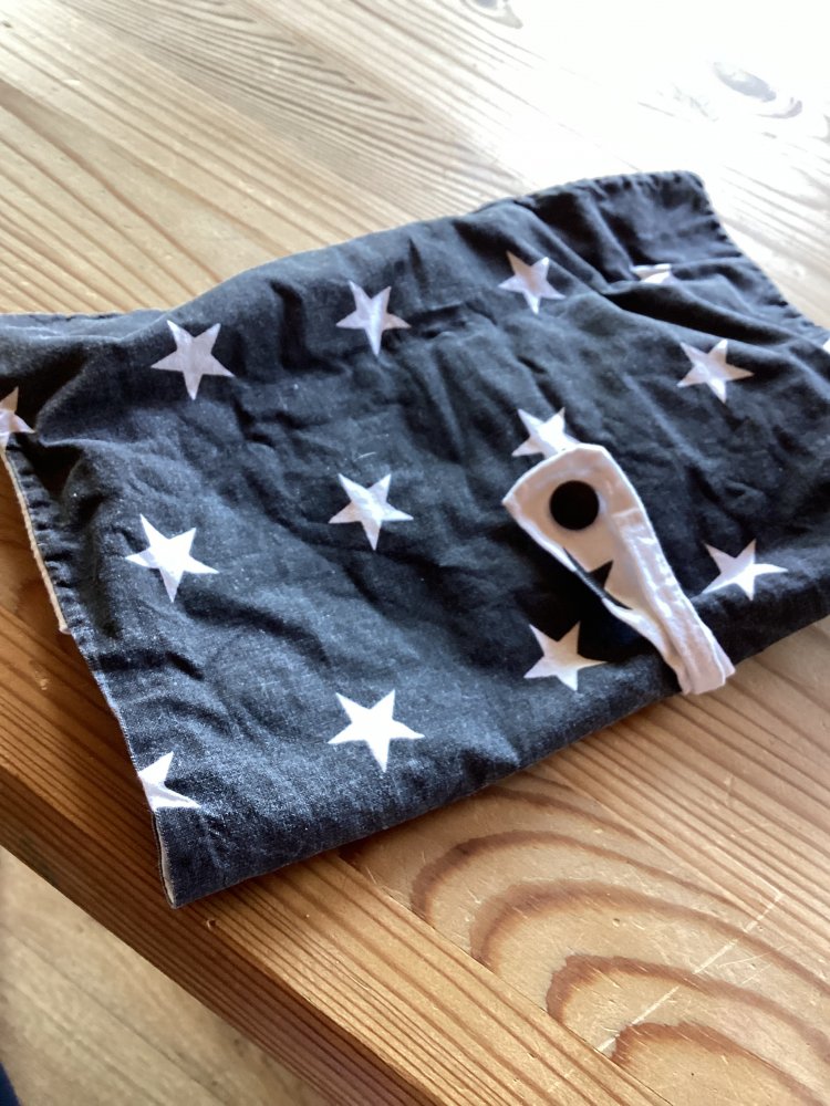 Handmade kleine Wickeltasche für Feuchttücher und co.