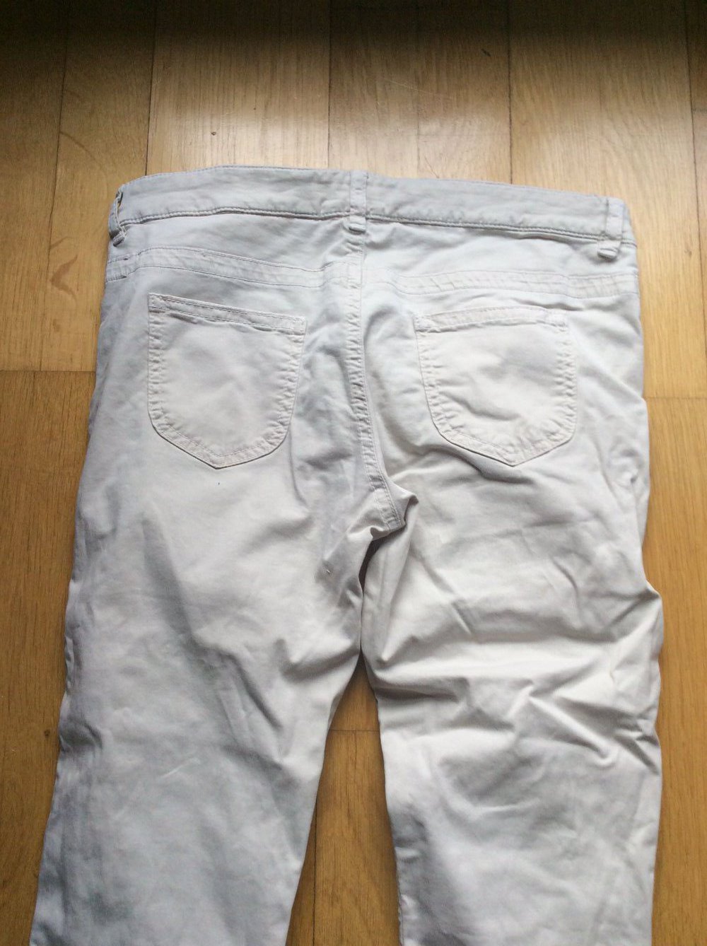 Marc O’Polo Skinny Röhrenjeans Kindergrösse 164 = XS 34 Creme fester Stoff enganliegend 