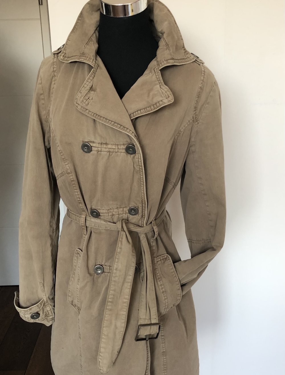 Eddy‘s Jackets, Trenchcoat, khaki-braun, Gr. XL