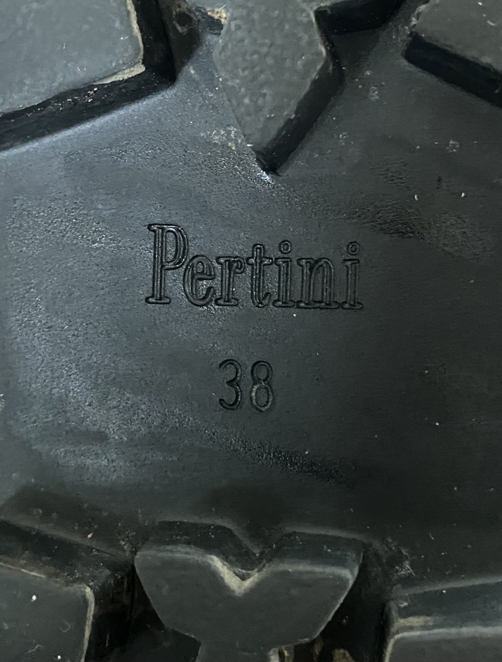 Pertini, Boots, Profilsohle, Leder, Metallic Finish, Gr. 38