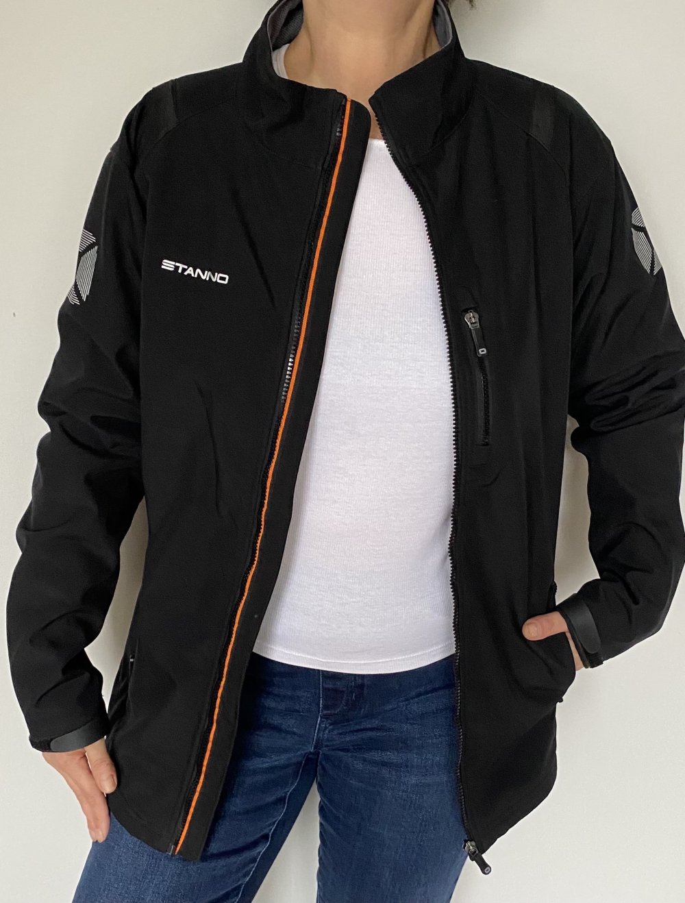 Stanno, Outdoor-/Softshelljacke, schwarz, Gr. L