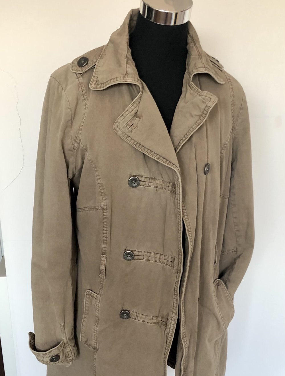 Eddy‘s Jackets, Trenchcoat, khaki-braun, Gr. XL