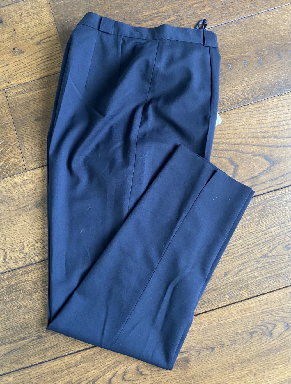 Hose, NEU, Schurwolle/ Elasthan, dunkelblau, Gr.38