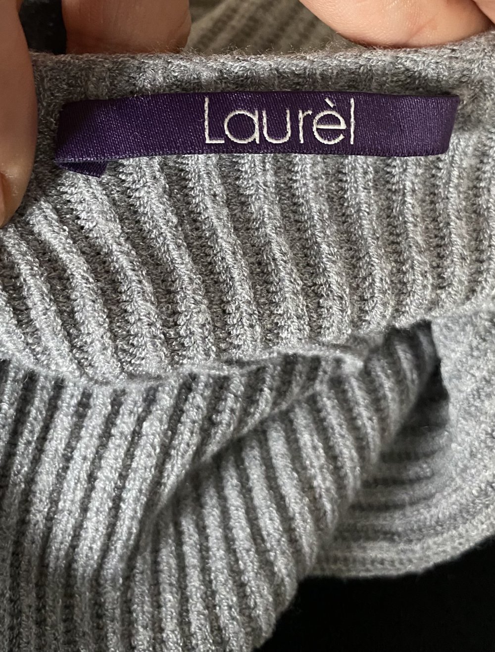 Laurél, Pullover, Strick, neuwertig, Tri-Color, Kaschmiranteil, Gr.44