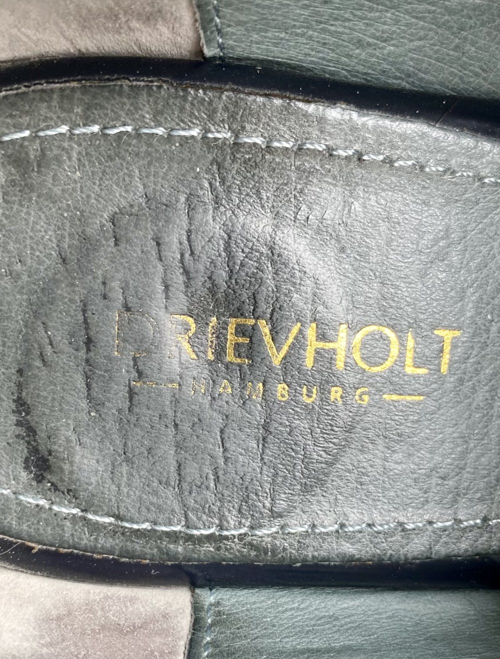 Drievholt Hamburg, Schnürschuh, Lackleder, blau, Gr. 37