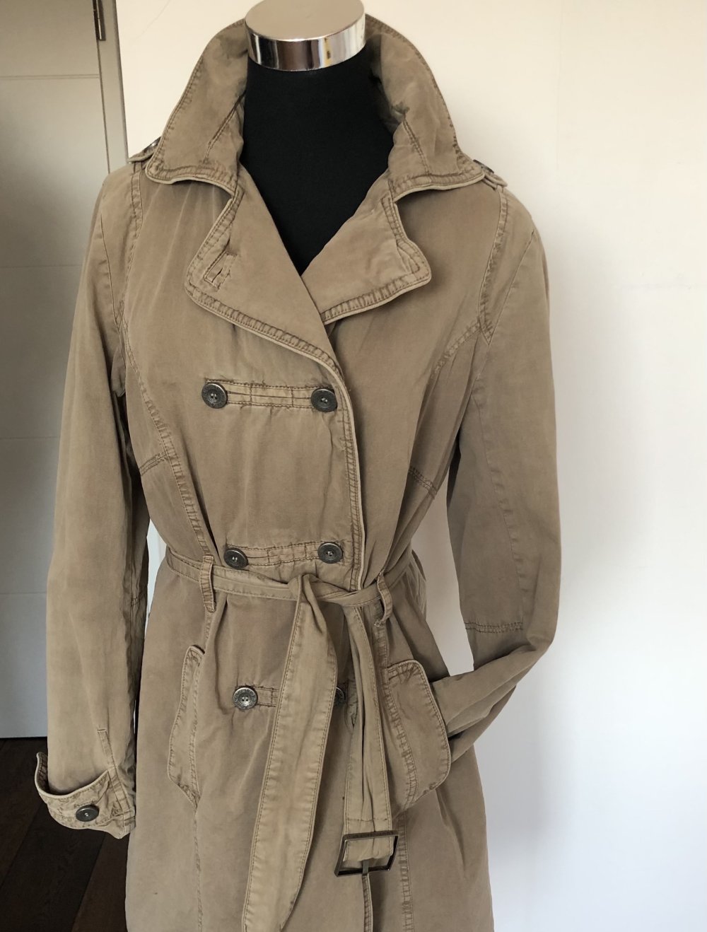 Eddy‘s Jackets, Trenchcoat, khaki-braun, Gr. XL